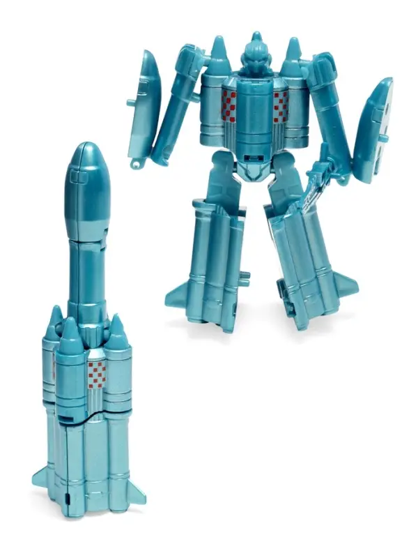 Робот &laquo;Ракета&raquo;, трансформируется, с металлическими элементами