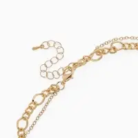 Кулон &laquo;Цепь&raquo;, фламинго, цвет золото