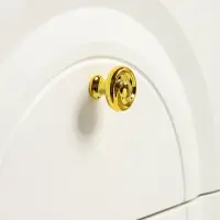 Ручка кнопка CAPPIO RK003, d=35 мм, цвет золото, набор 10 шт.