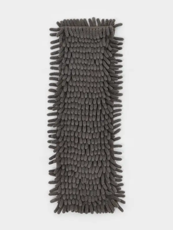 Насадка для плоской швабры &laquo;Доляна&raquo;, 42&times;12 см, микрофибра букли, 80 г, серая