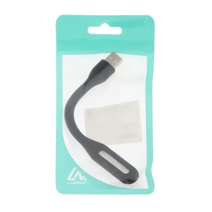 Светильник светодиодный Luazon A-05, USB, гибкий, 5 Вт, 6 диодов, чёрный