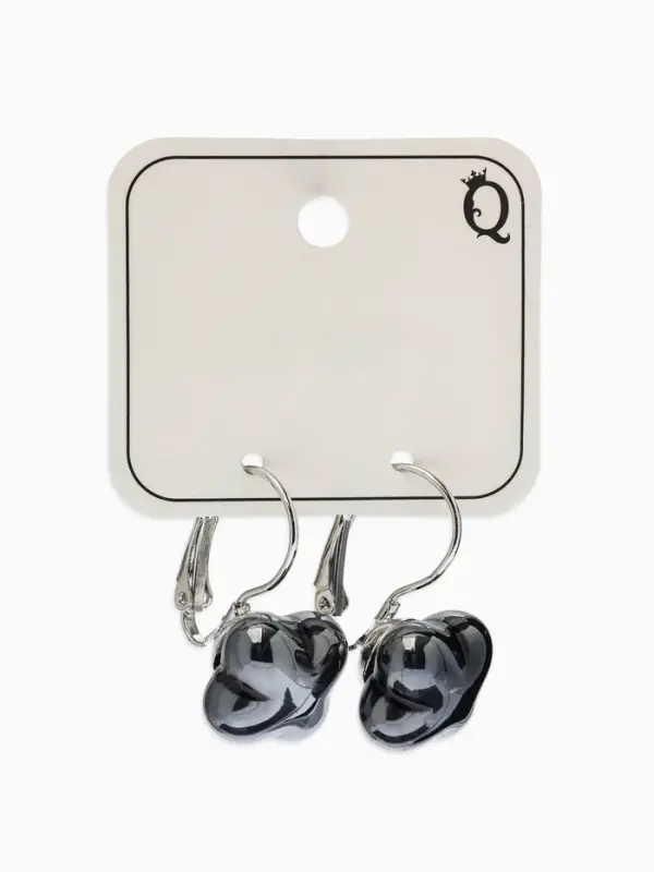 Серьги пластик &laquo;Цветок Майорика&raquo;, МИКС в серебре