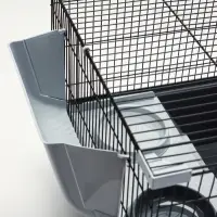 Клетка для шиншилл &laquo;Пижон&raquo; №11, складная, 80&times;50&times;46 см, серая