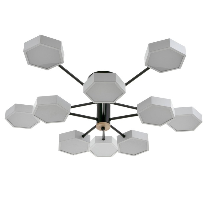 Люстра 1318/10WT LED 240Вт 3000-6000К белый 87х90х25 см BayerLux