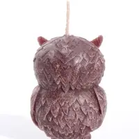Свеча новогодняя &laquo;Сова&raquo;, 4.5&times;4&times;6.8 см, коричневая