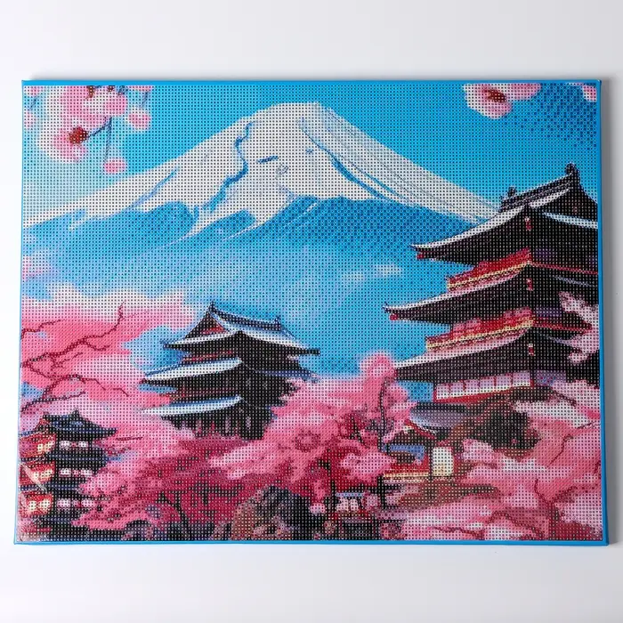 Алмазная мозаика с полным заполнением на холсте с подрамником &laquo;Япония&raquo;, 40&times;50 см