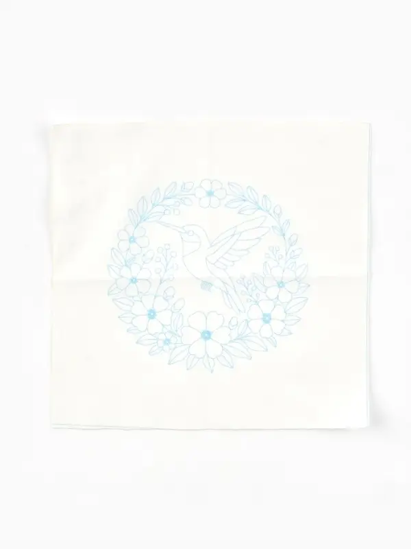 Вышивка гладью 20х20 см "Вдохновение природы"