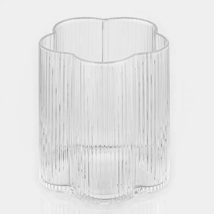 Стакан &laquo;Флер&raquo;, 260 мл, 7&times;8 см, стекло, прозрачный
