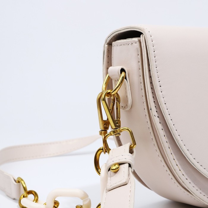 Сумка-мессенджер на молнии, цвет белый Сумка-мессенджер на молнии, цвет белый