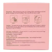 Двухцветный омолаживающий скраб для тела в кубиках, 110 г