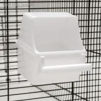 Кормушка для птиц, 7.5&times;5.5&times;9 см, внутренняя, пластик, белая