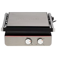 Электрогриль HYG-5047 2200Вт серебристый