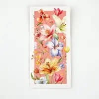 Конверт для денег &laquo;Цветы&raquo;, 16.5&times;8 см
