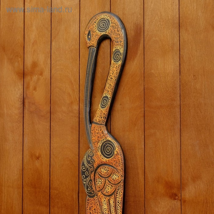 Панно настенное дерево "Аист"МИКС  95х13х1 см