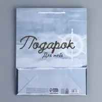 Пакет подарочный ламинированный, упаковка, Present for you, ML 21&times;25&times;8 см