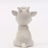 Фигурка декоративная &laquo;Козленок Милаш&raquo;, неокрашенная, 7&times;4&times;5 см, белая