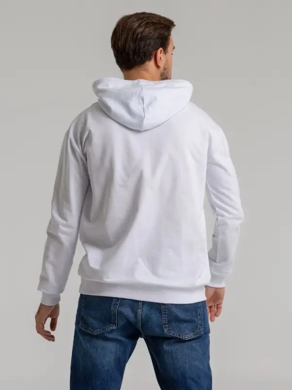 Толстовка с капюшоном Unit Kirenga белая, размер XS Толстовка с капюшоном Unit Kirenga белая, размер XS