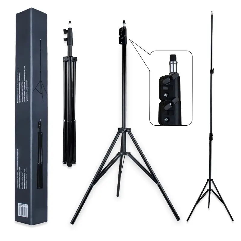 Трипод для Селфи Кольца 1.9 м JBH HD61819 (серая упаковка, русское описание)