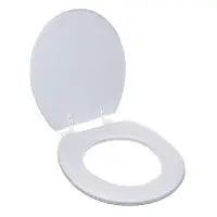 Сиденье для унитаза тм VETTA Мрамор, ПВХ, поролон, 39x36см, бежевый