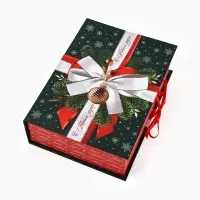 Коробка подарочная - книга &laquo;С Новым годом&raquo;, 27&times;19.5&times;8 см