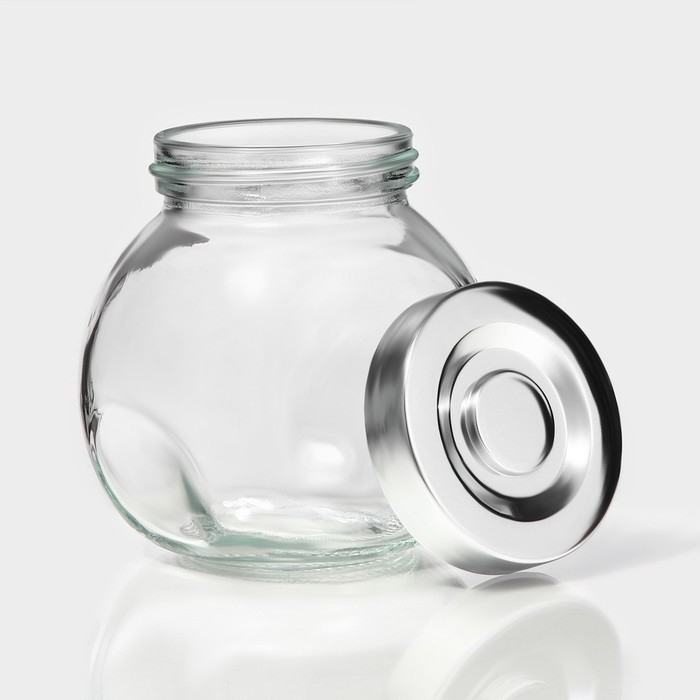 Банки стеклянные для хранения сыпучих продуктов «Блеск», 200 мл, с пластмассовой крышкой, 4 шт Банки стеклянные для хранения сыпучих продуктов «Блеск», 200 мл, с пластмассовой крышкой, 4 шт