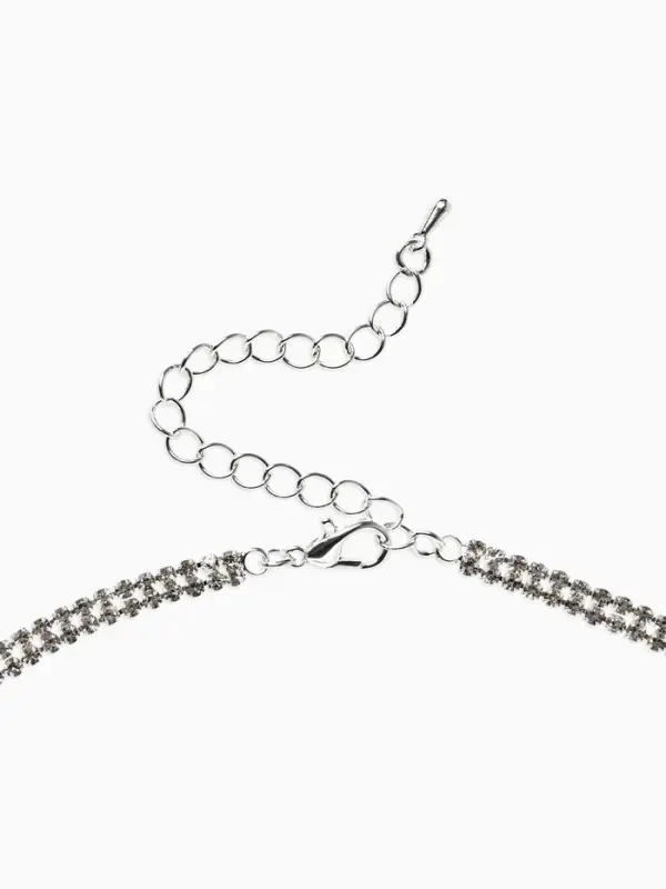 Гарнитур 2 предмета: кулон, серьги &laquo;Элегантность&raquo;, кисточки, белые в серебре, 50 см