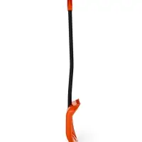 Лопата 500 х 375 мм, пластик, металлический черенок, оцинкованная планка Вьюга №2 Премиум