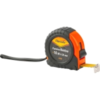 Рулетка SPARTA Elastica 10мх25мм, обрезин.корпус (31314)