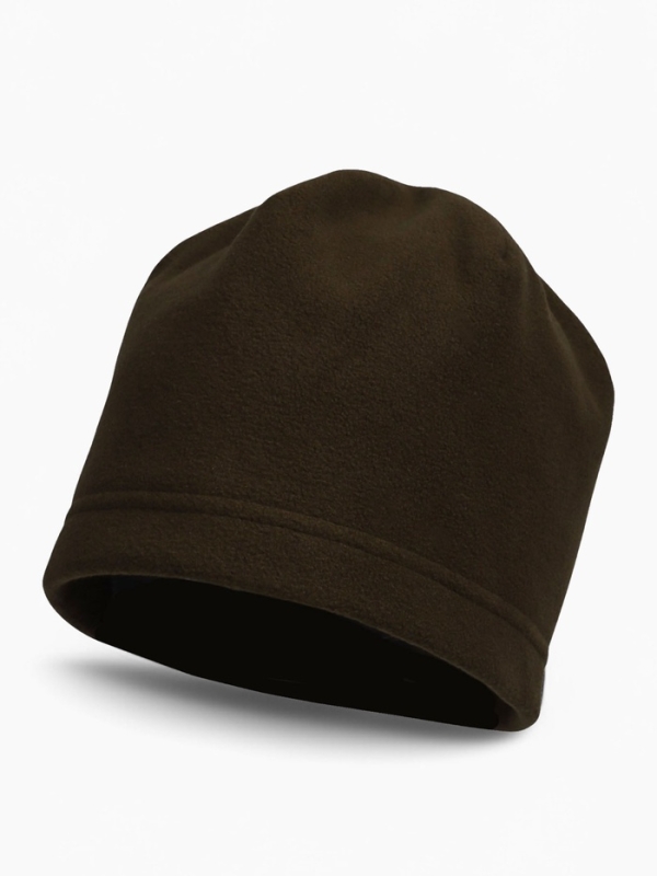 Шапка флисовая, цвет хаки, размер S-M Шапка флисовая, цвет хаки, размер S-M