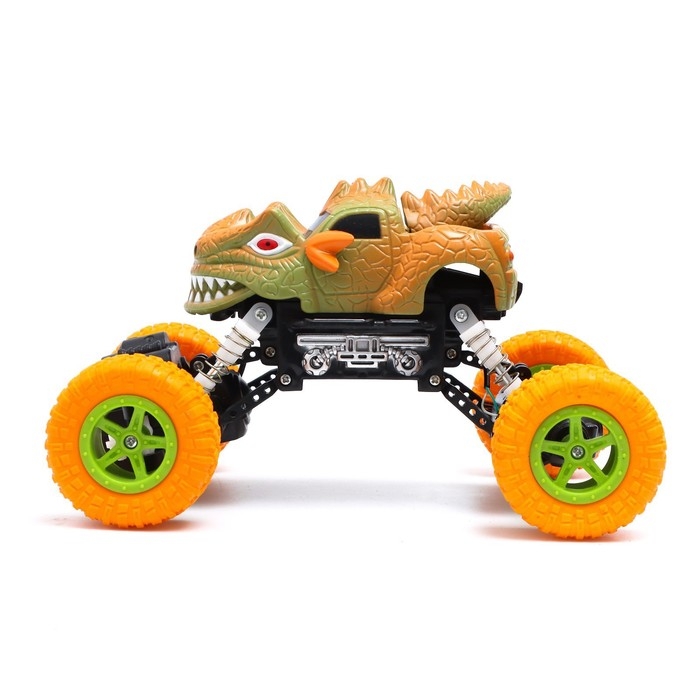 Джип радиоуправляемый DINO, работает от аккумулятора, цвет жёлтый Джип радиоуправляемый DINO, работает от аккумулятора, цвет жёлтый