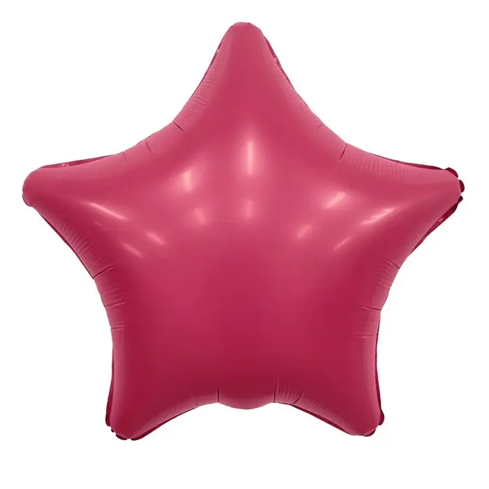 Воздушный шар фольгированный 19 Воздушный шар фольгированный 19" «Мистик Viva Magenta», звезда, матовый