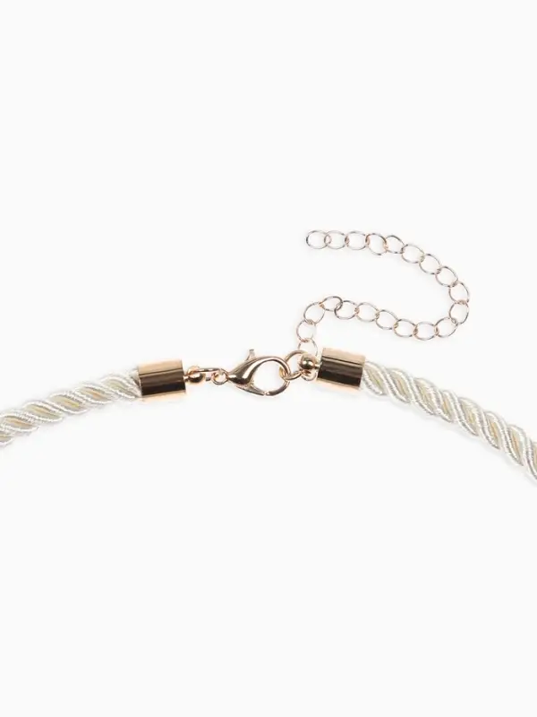 Кулон на шнурке &laquo;Морская звезда&raquo;, L=45 см, цвет бело-золотой