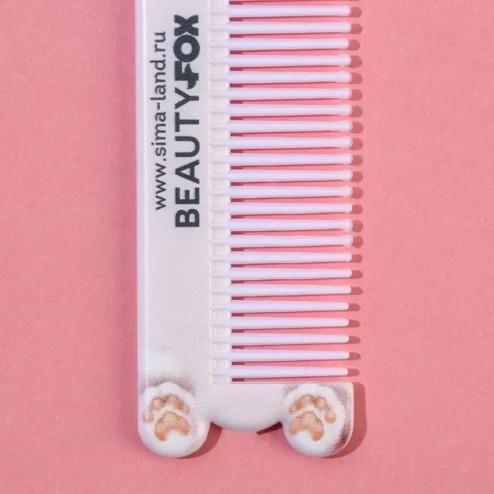 Расчёска-гребень фигурная «Милый котик», BEAUTY FOX Расчёска-гребень фигурная «Милый котик», BEAUTY FOX