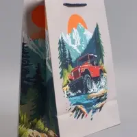 Пакет подарочный "Путь сильных" ламинированный 26 х 12 х 32 см