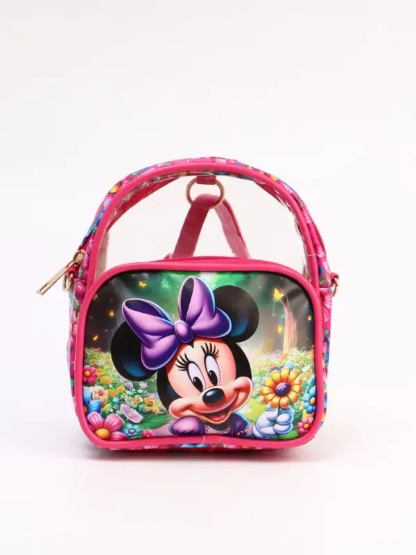 Рюкзак детский для девочки, 18х15х7 см, Минни Маус Рюкзак детский для девочки, 18х15х7 см, Минни Маус
