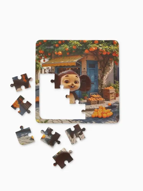 Пазлы 4в1 &laquo;Чебурашка&raquo;, 9, 16, 25, 36 деталей