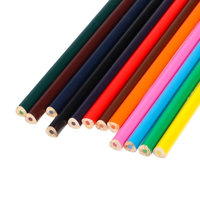 Карандаши цветные 12 цветов, Человек-Паук Карандаши цветные 12 цветов, Человек-Паук