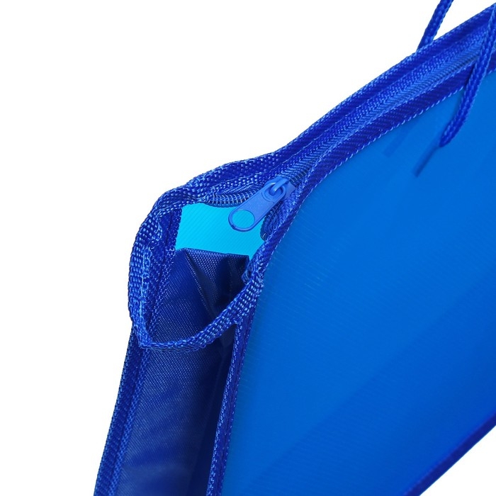 Папка с ручками А4, 330 х 230 х 55 мм, молния сверху, пластиковая, Папка с ручками А4, 330 х 230 х 55 мм, молния сверху, пластиковая, "Офис"