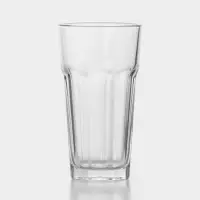 Стакан высокий Paşabah&ccedil;e Casablanca, 365 мл, стекло, прозрачный