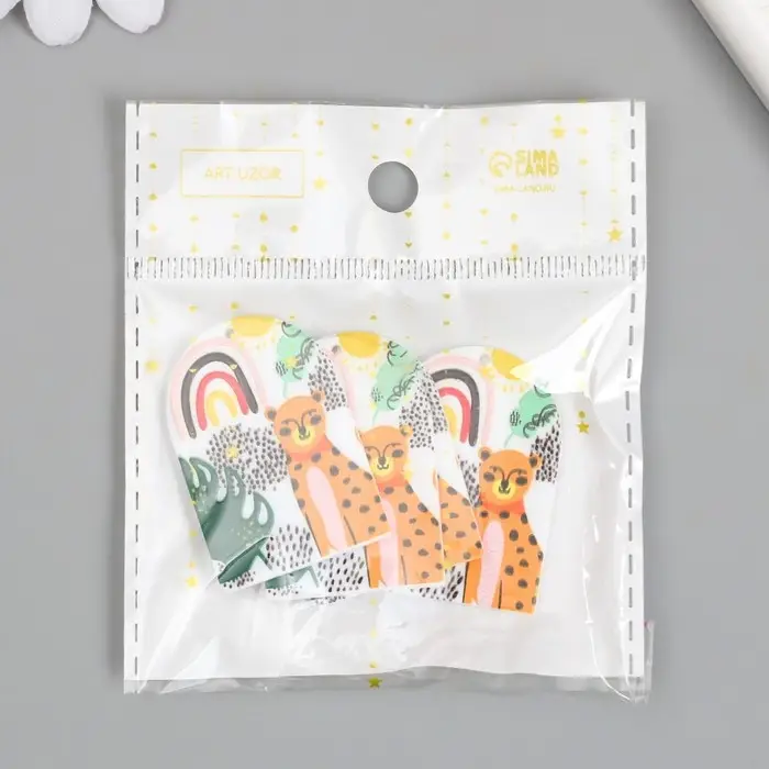 Декор для творчества акрил "Леопард. Абстракция" 0,2х2,8х3,9 см