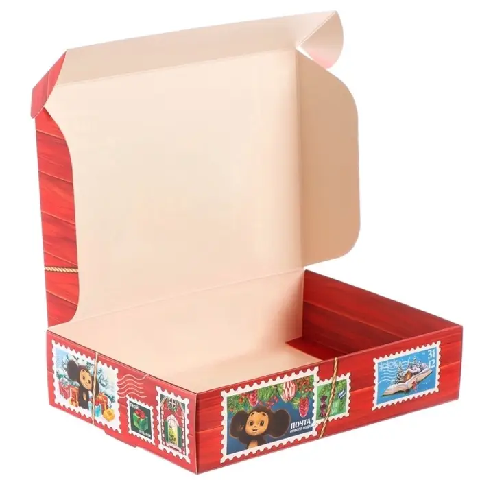 Коробка подарочная &laquo;С Новым годом!&raquo;, Чебурашка, 21&times;15&times;5 см