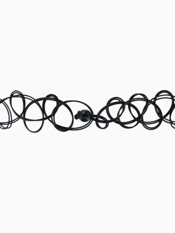 Набор 2 предмета: чокер, браслет &laquo;Классика&raquo;, чёрный, 30 см
