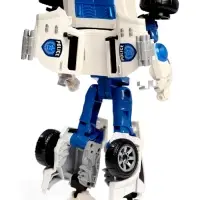 Робот &laquo;Полицейский внедорожник&raquo;, с металлическими элементами, трансформируется