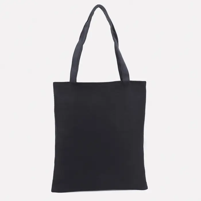 Сумка - шоппер, с подкладом, с принтом, 35×2×40 см, чёрная Сумка - шоппер, с подкладом, с принтом, 35×2×40 см, чёрная