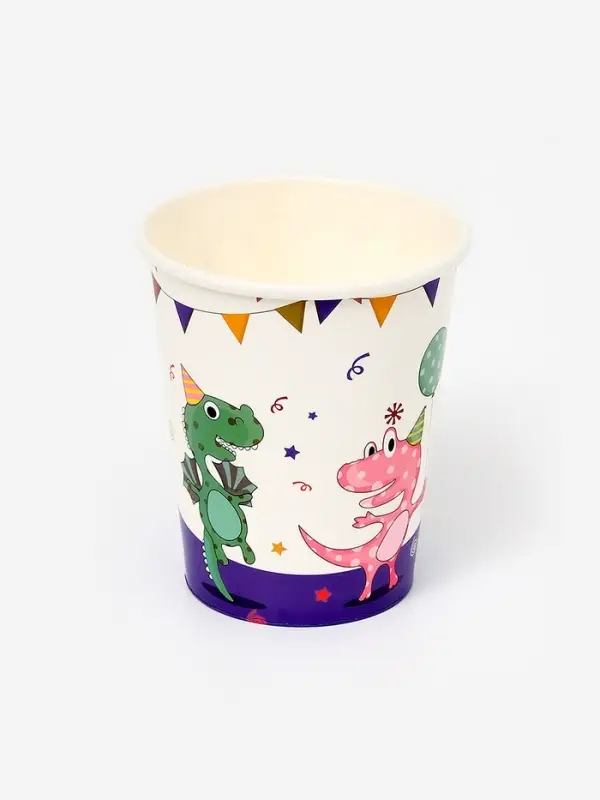 Бумажные стаканы "Дино" (набор 10шт)