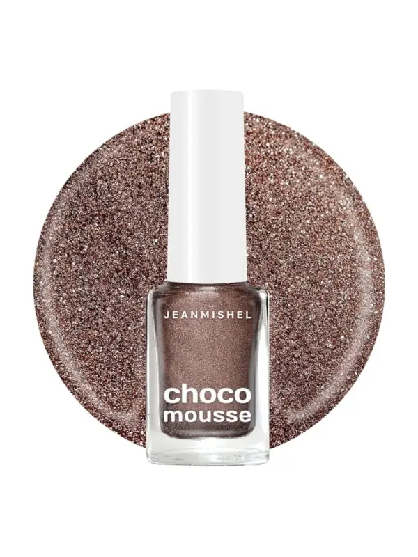 Лак для ногтей Jeanmishel, какао, шиммер (блёстками), тон 469, 6 мл