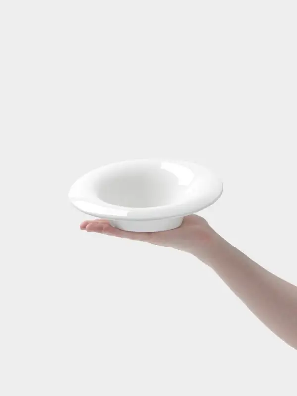 Тарелка Hanna Kn&ouml;vell, 170 мл, 20.2&times;17.6 см, фарфор, белая