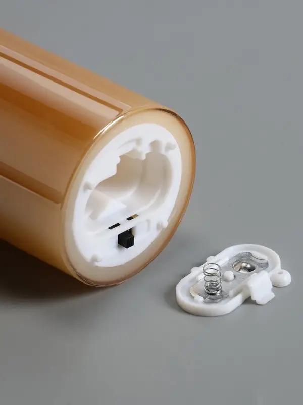 Светодиодная свеча &laquo;Золотистая&raquo;, 18&times;5.5 см, от батареек AAx2, свечение тёплое белое