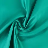 Ткань для рукоделия, атлас, лоскут зелёный 50&times;75 см