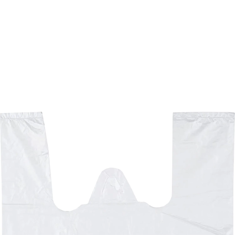 Пакет-майка ПНД 24+12х44 12мкм 90 шт./уп. Белая Эконом